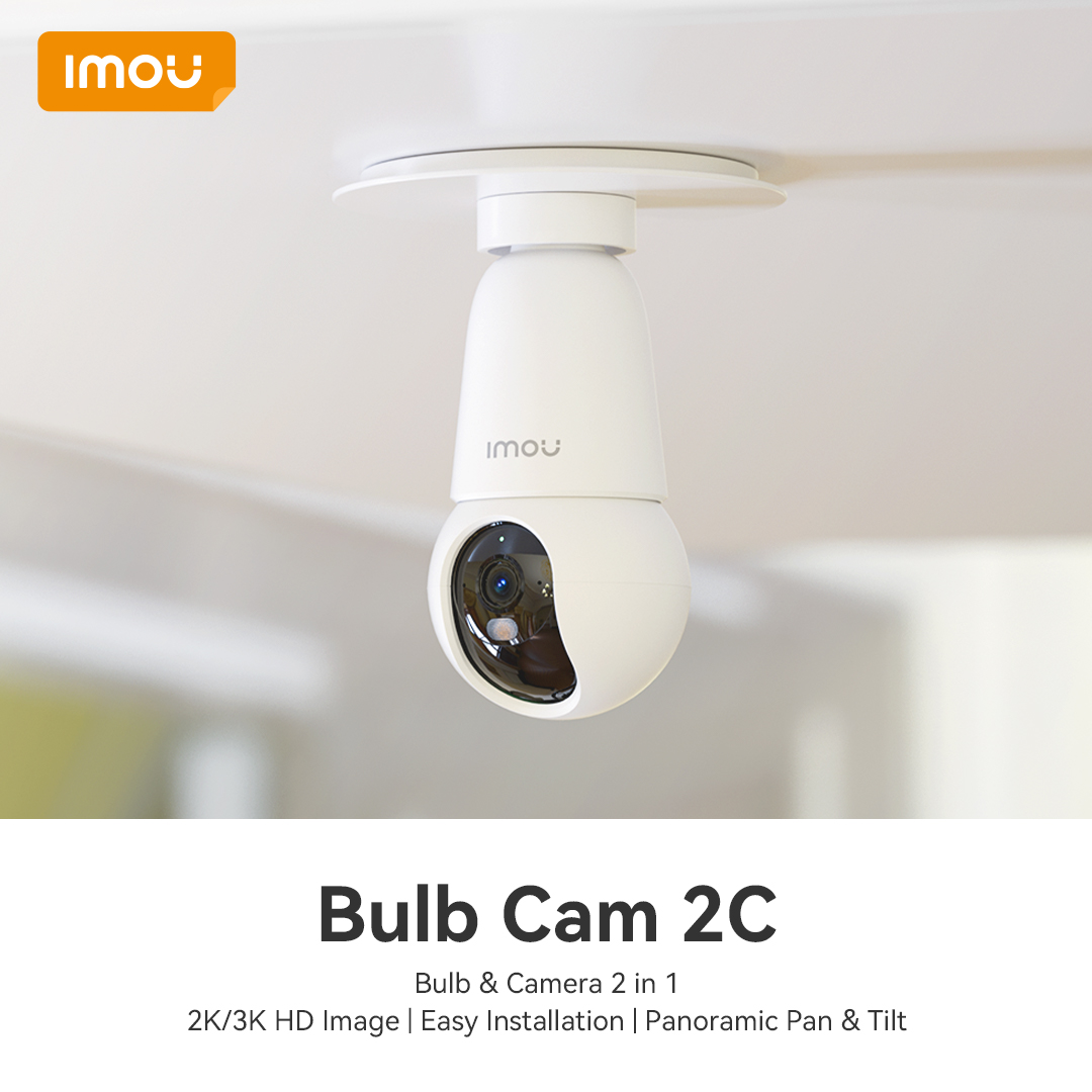481472203_966038512335428_2272570280250290622_n Bulb Camera IMOU 2C 3MP Indoor Wifi Security Camera Baby Monitor Color View AI Human Detection - Image 1